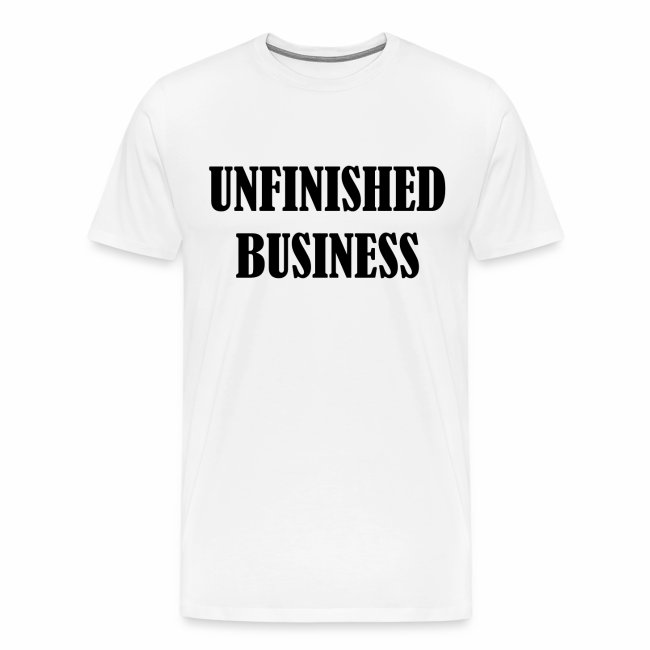 unfinished businessblack print