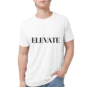 elevateblack print mens deluxe tshirt