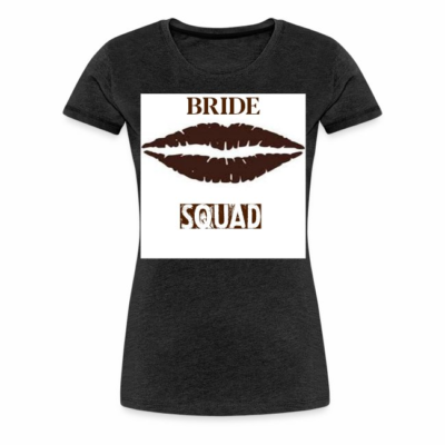 bride squad with lips